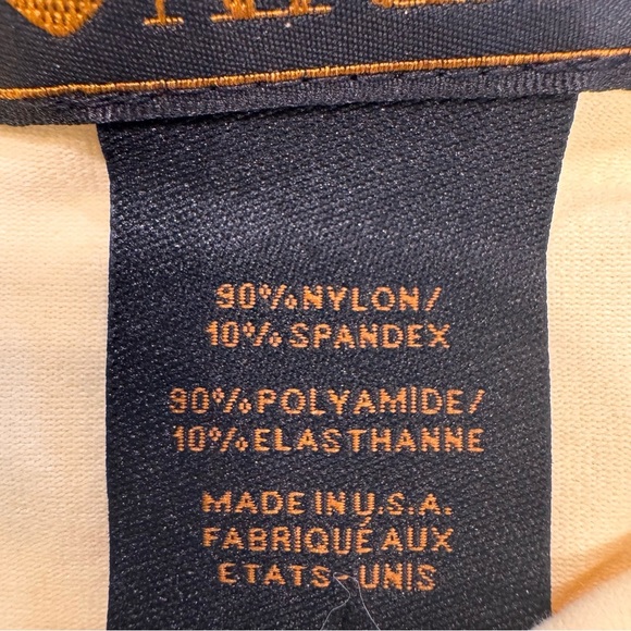 Ariat T Shirt Womens Sz L  Yellow Short Sleeve Performance Tee Crew-Neck Top - Picture 7 of 8